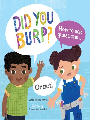 cover image of Did You Burp?